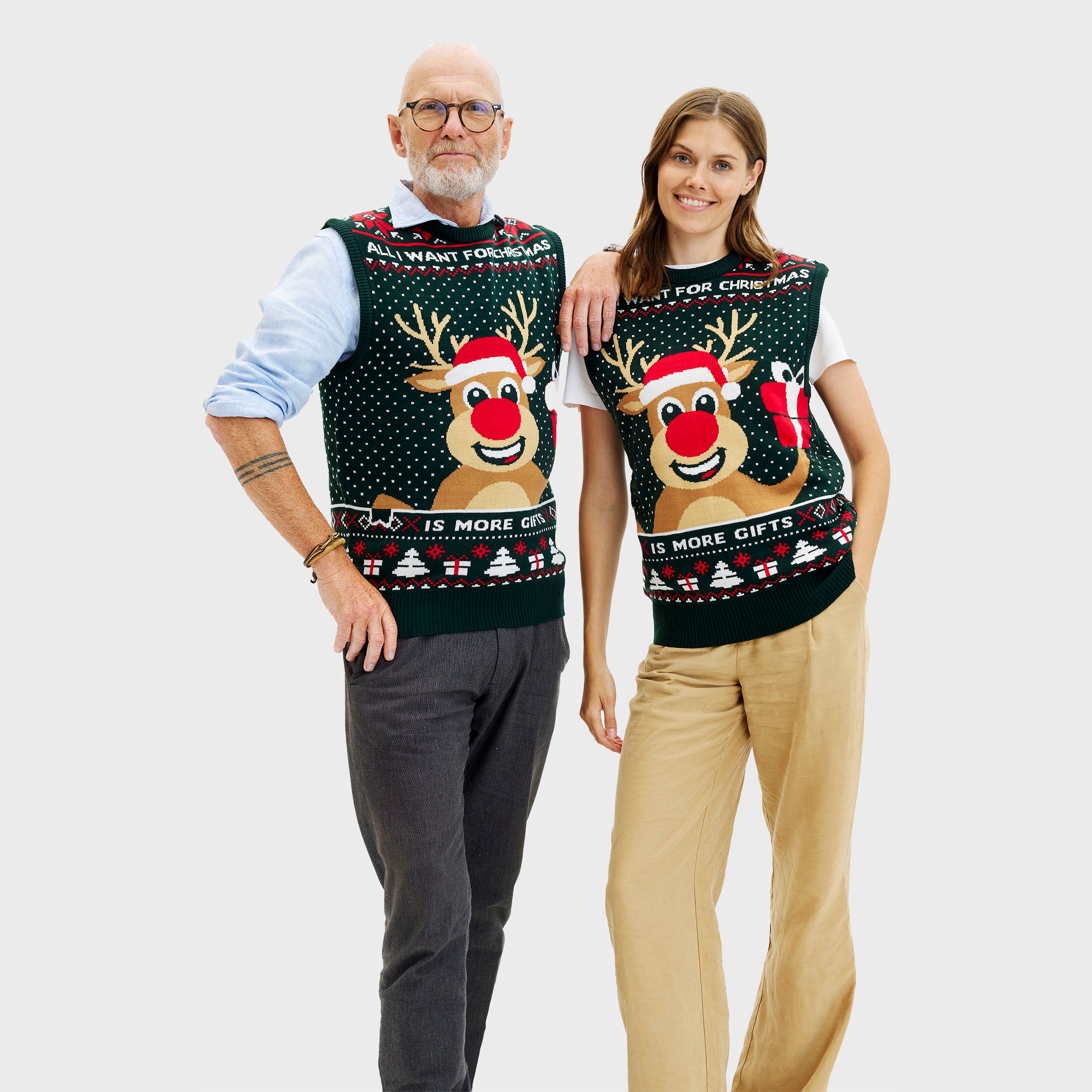 Rudolphs Christmas Vest - Dame